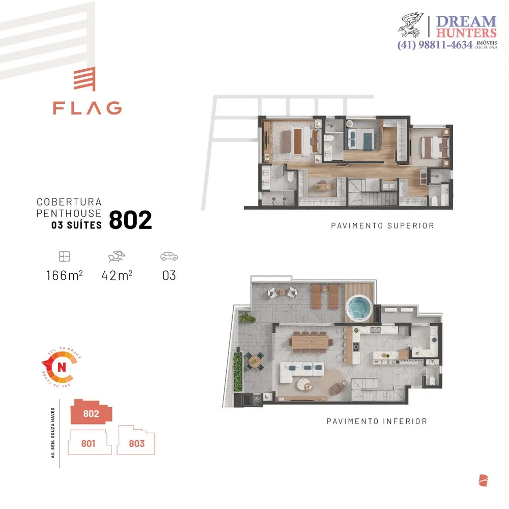 Cobertura, 3 quartos, 208 m² - Foto 5