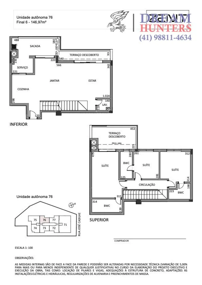 Cobertura, 3 quartos, 146 m² - Foto 6