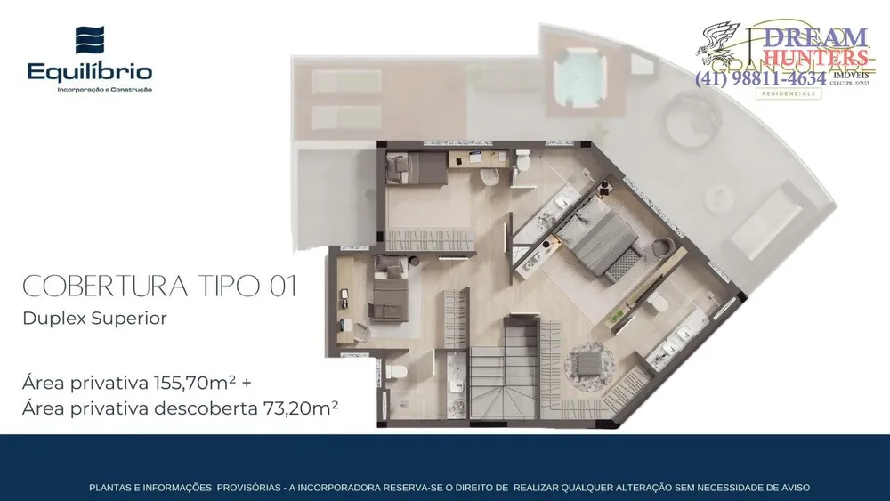 Cobertura, 3 quartos, 228 m² - Foto 4