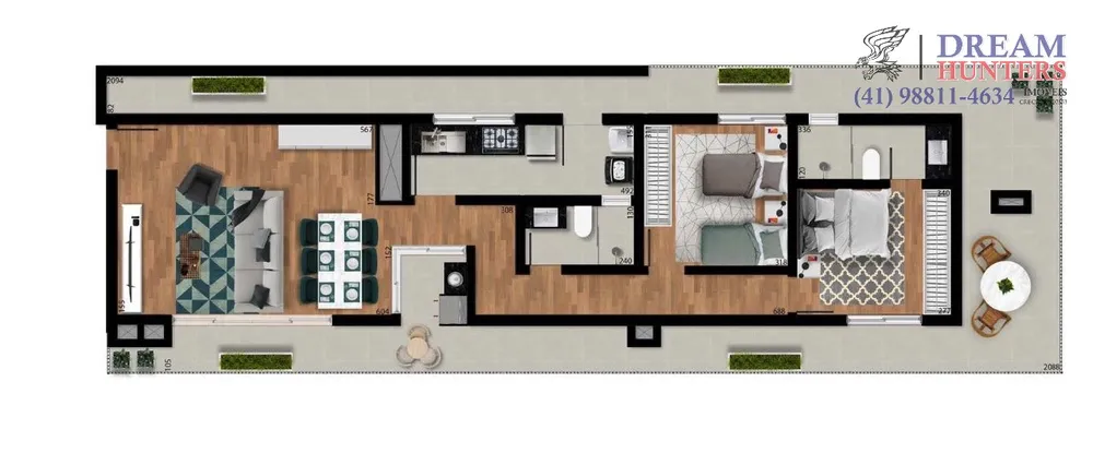 Cobertura, 2 quartos, 140 m² - Foto 6