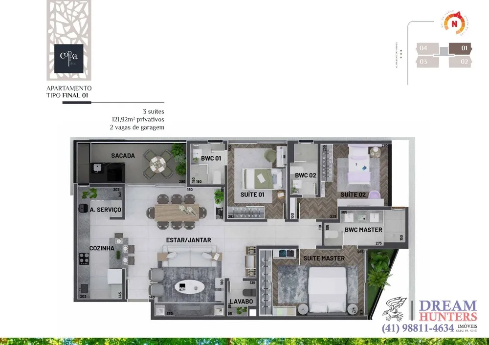 Apartamento, 3 quartos, 121 m² - Foto 7