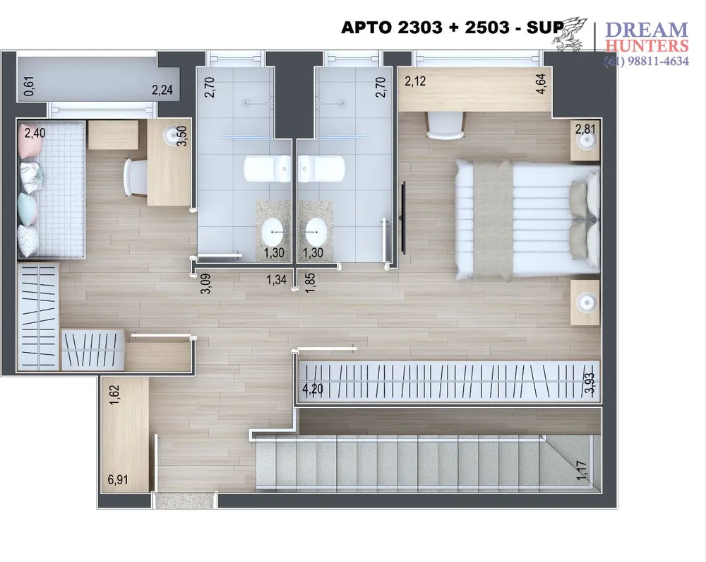 Cobertura, 3 quartos, 102 m² - Foto 6