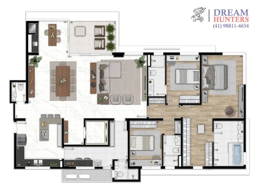 Apartamento, 3 quartos, 206 m² - Foto 16