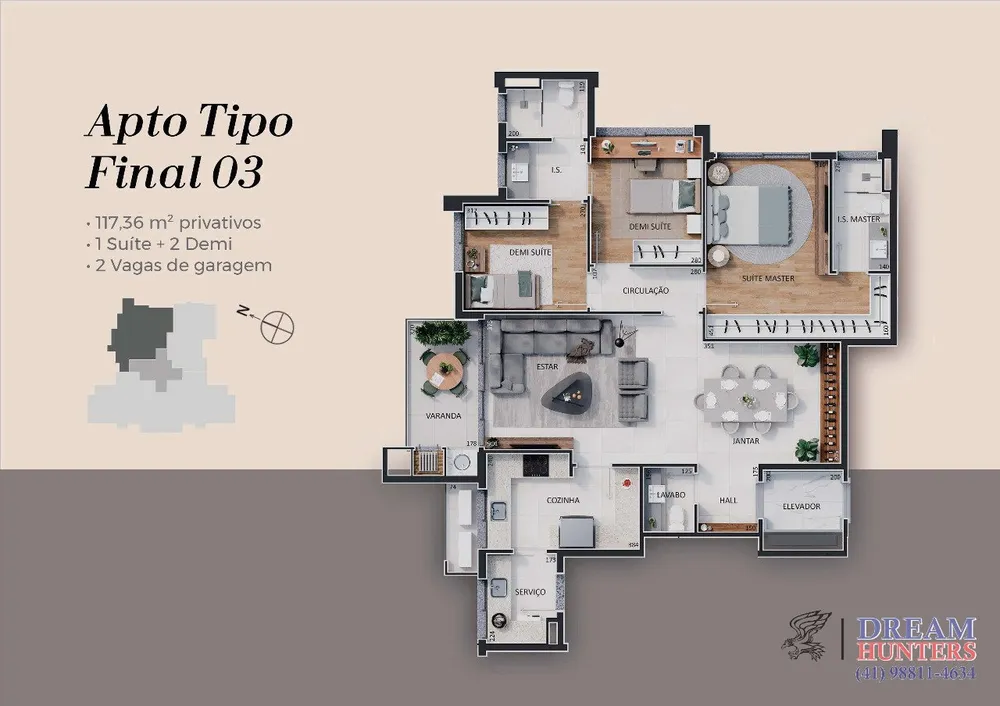 Apartamento, 3 quartos, 117 m² - Foto 6