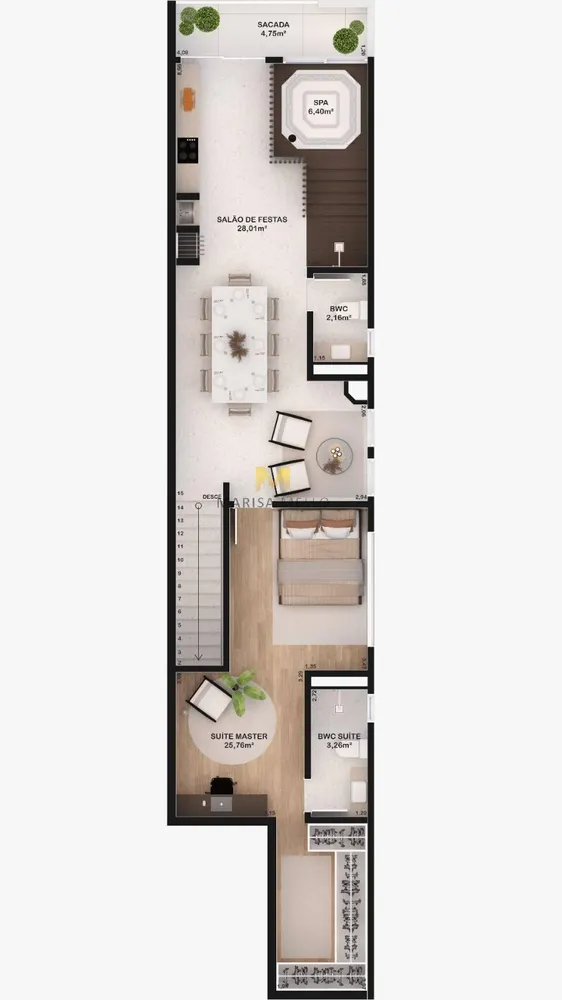 Apartamento, 3 quartos, 77 m² - Foto 8