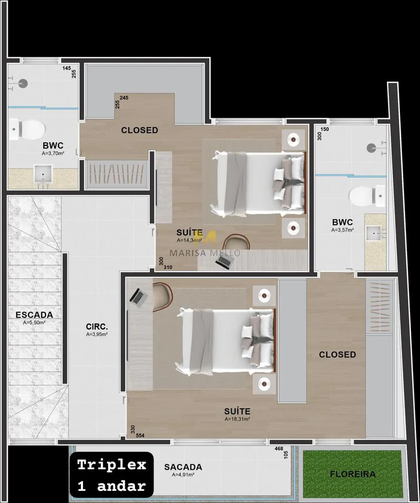 Apartamento, 3 quartos, 169 m² - Foto 10