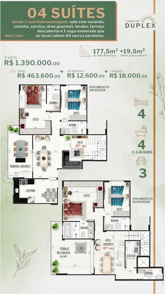 Apartamento, 2 quartos, 111 m² - Foto 14