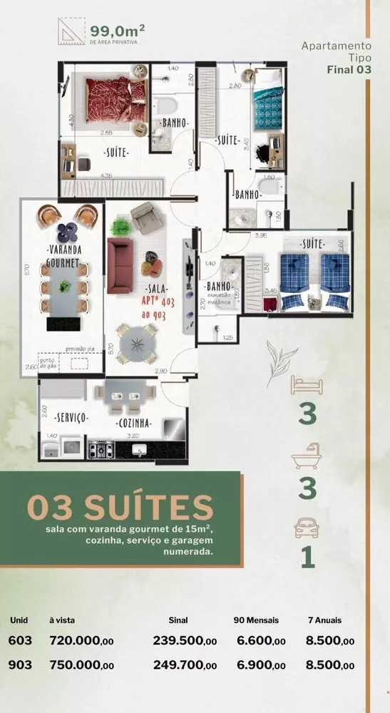 Apartamento, 2 quartos, 111 m² - Foto 4