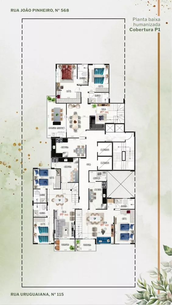 Apartamento, 2 quartos, 111 m² - Foto 2