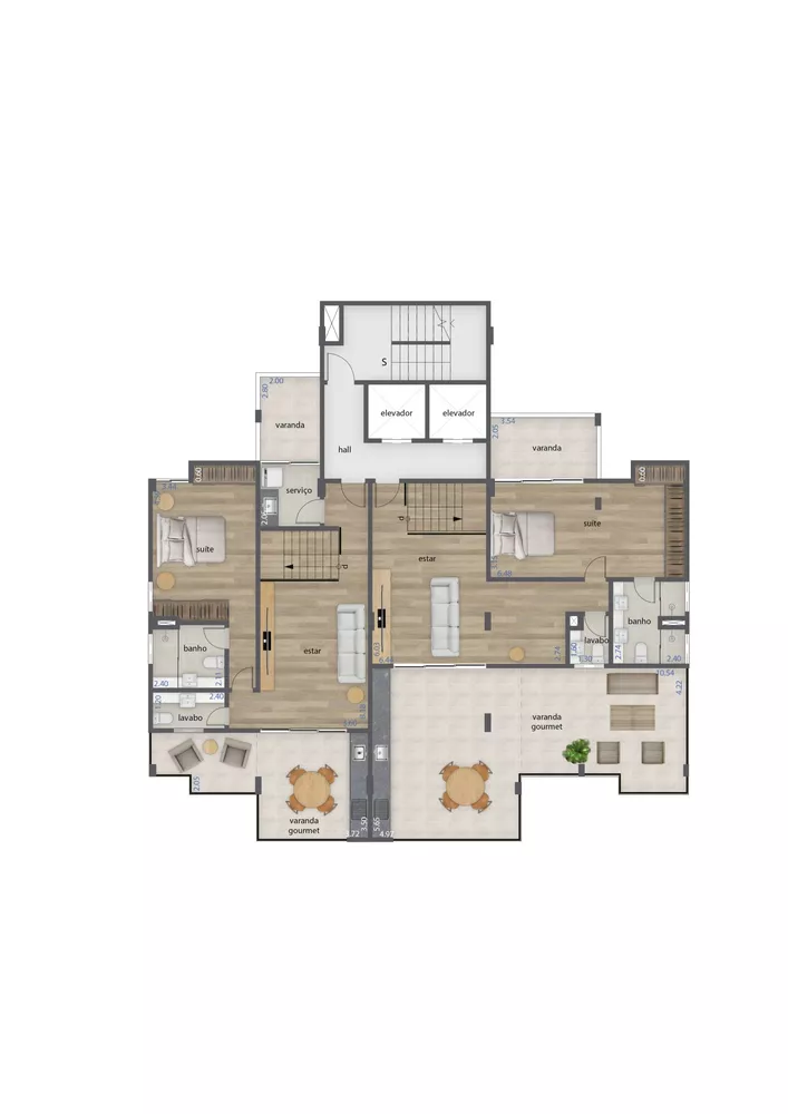 Apartamento, 2 quartos, 89 m² - Foto 7