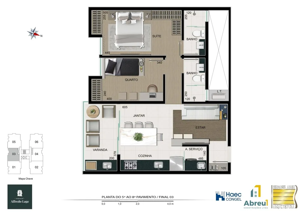 Cobertura, 3 quartos, 154 m² - Foto 21