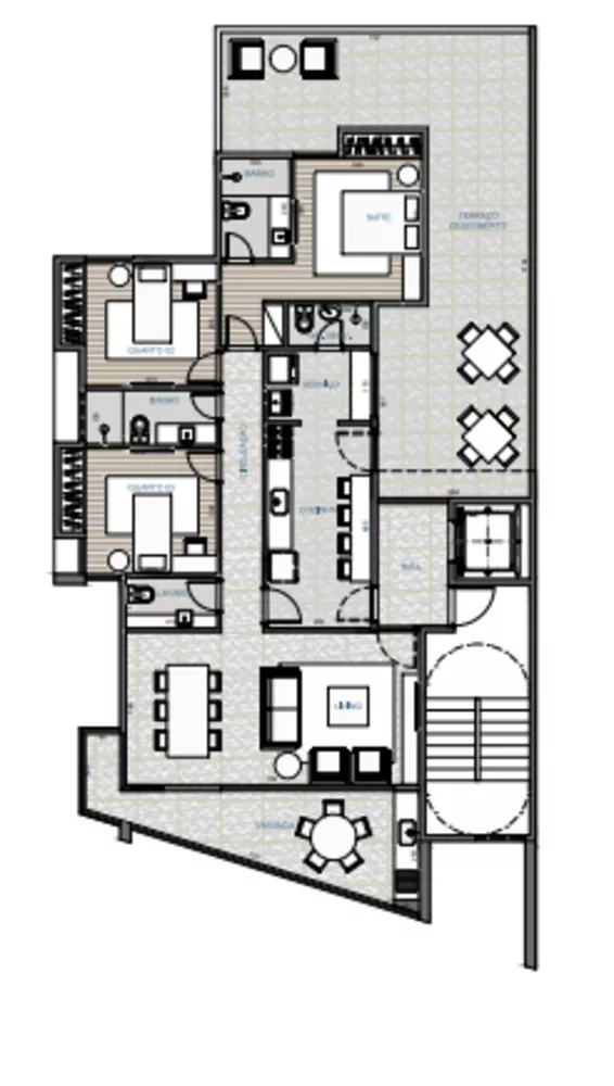 Apartamento, 3 quartos, 170 m² - Foto 6
