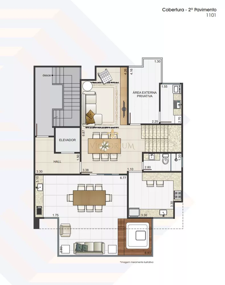 Cobertura à venda com 4 quartos, 165m² - Foto 1