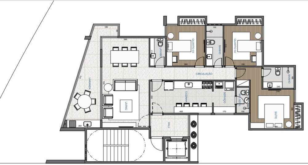 Apartamento, 4 quartos, 230 m² - Foto 8