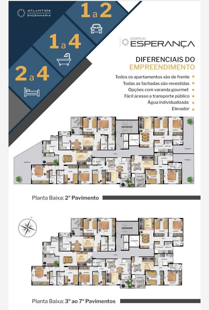 Apartamento, 2 quartos, 48 m² - Foto 3