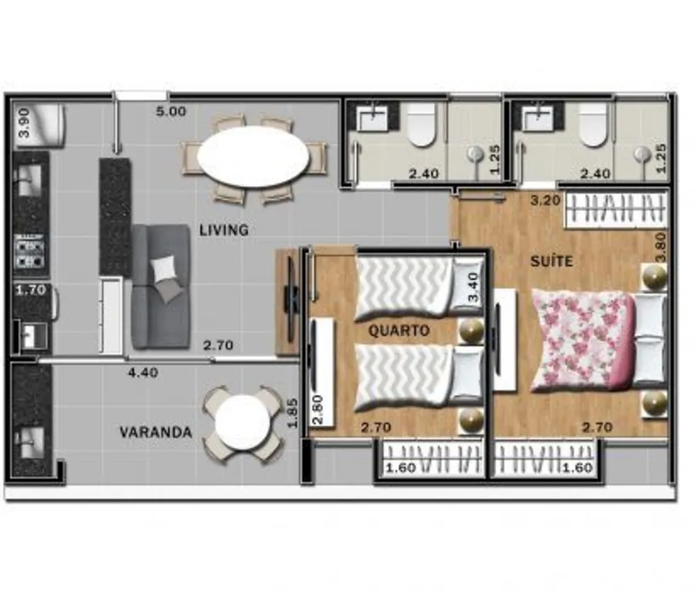 Apartamento, 2 quartos, 60 m² - Foto 32