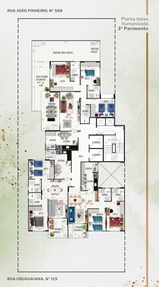 Cobertura, 4 quartos, 161 m² - Foto 3