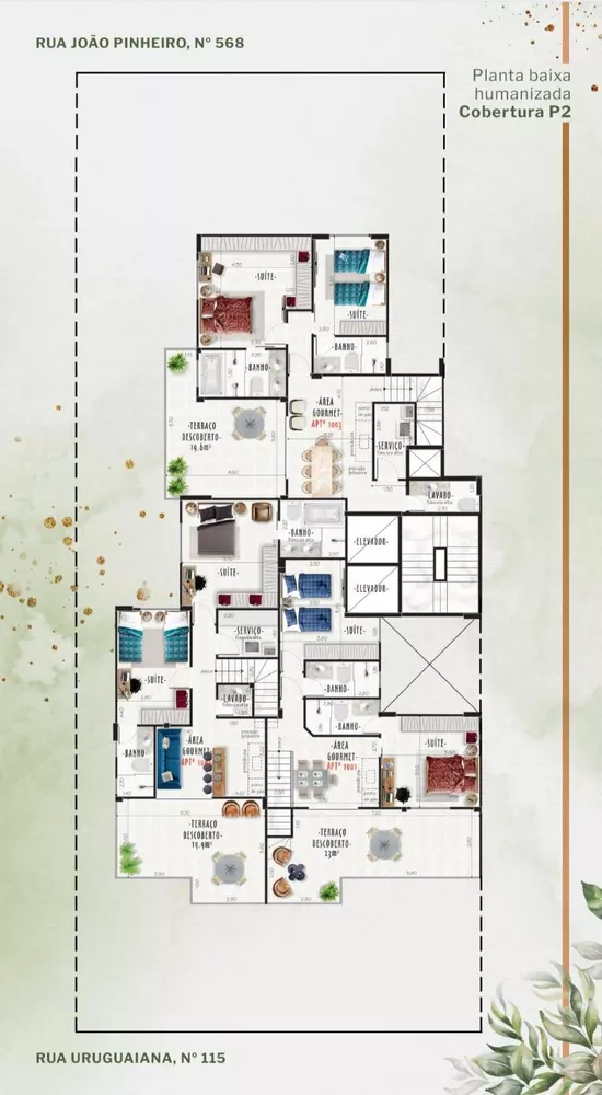 Cobertura, 4 quartos, 161 m² - Foto 5