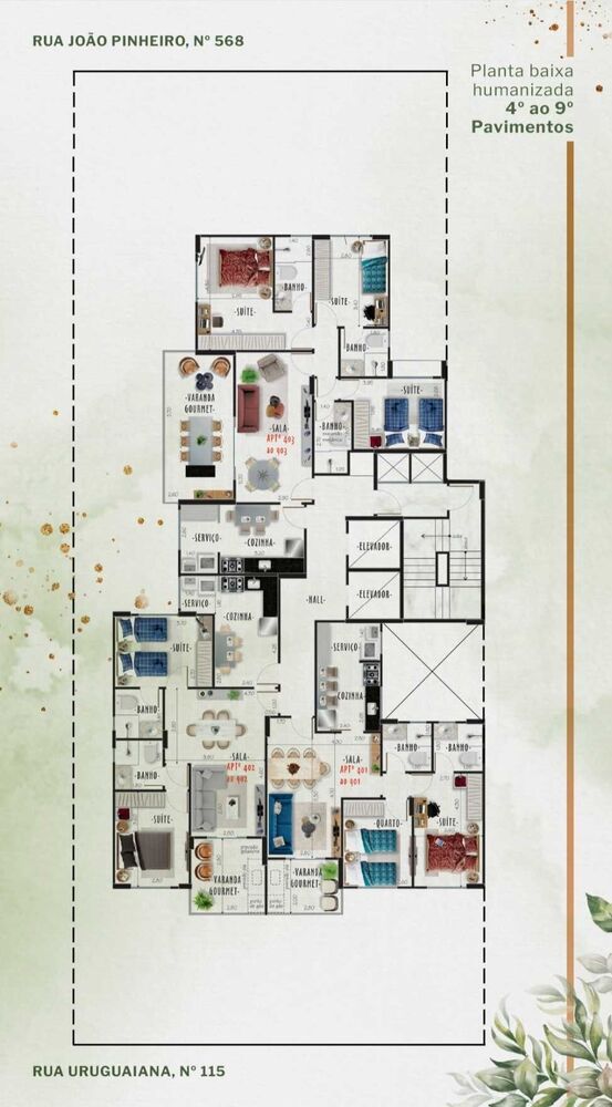 Cobertura, 4 quartos, 161 m² - Foto 4