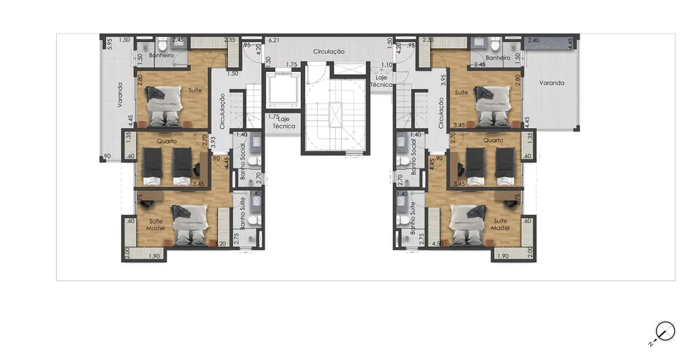Apartamento, 3 quartos, 168 m² - Foto 13