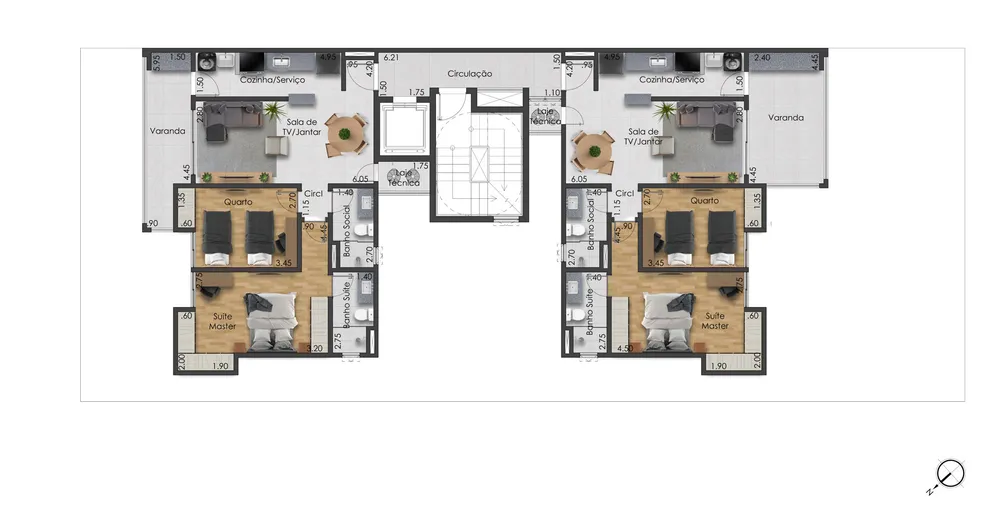 Apartamento, 3 quartos, 168 m² - Foto 9