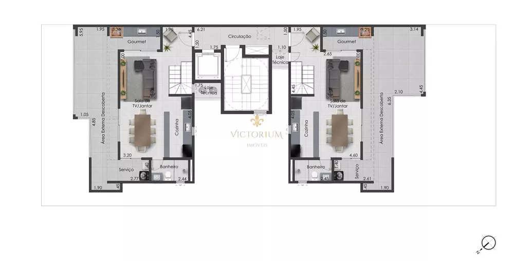 Apartamento à venda com 3 quartos, 168m² - Foto 1