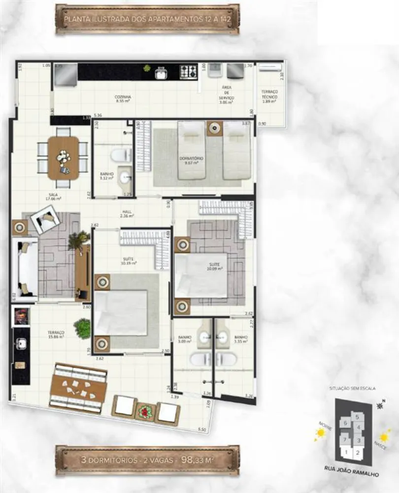 Apartamento, 3 quartos, 98 m² - Foto 17