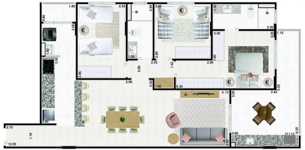 Apartamento, 3 quartos, 111 m² - Foto 16