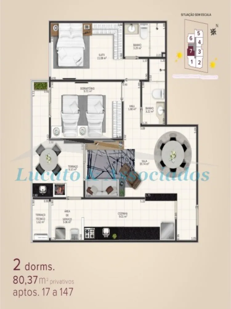 Apartamento, 2 quartos, 80 m² - Foto 11