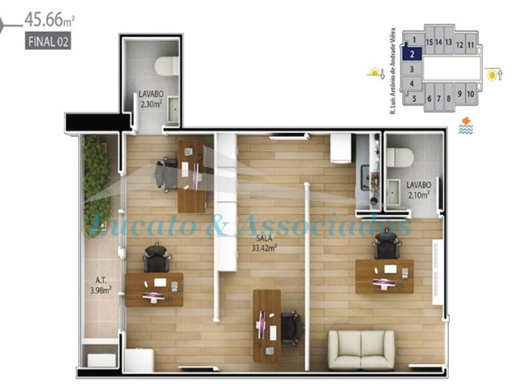 Apartamento, 38 m² - Foto 8