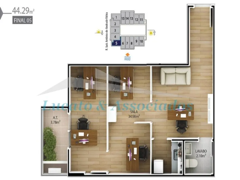 Apartamento, 38 m² - Foto 6