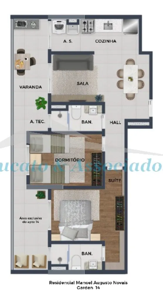 Apartamento, 2 quartos, 60 m² - Foto 14