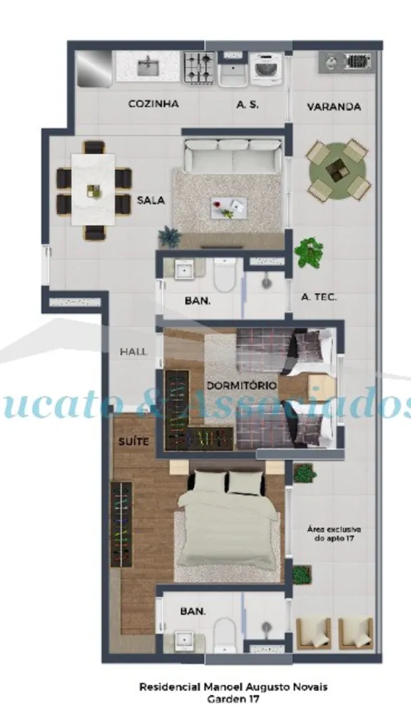 Apartamento, 2 quartos, 60 m² - Foto 7