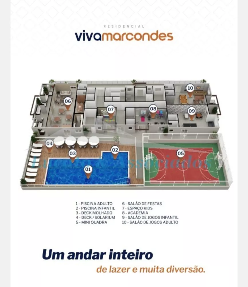 Apartamento à venda com 2 quartos, 62m² - Foto 3