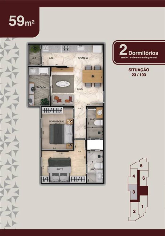 Apartamento, 2 quartos, 77 m² - Foto 11
