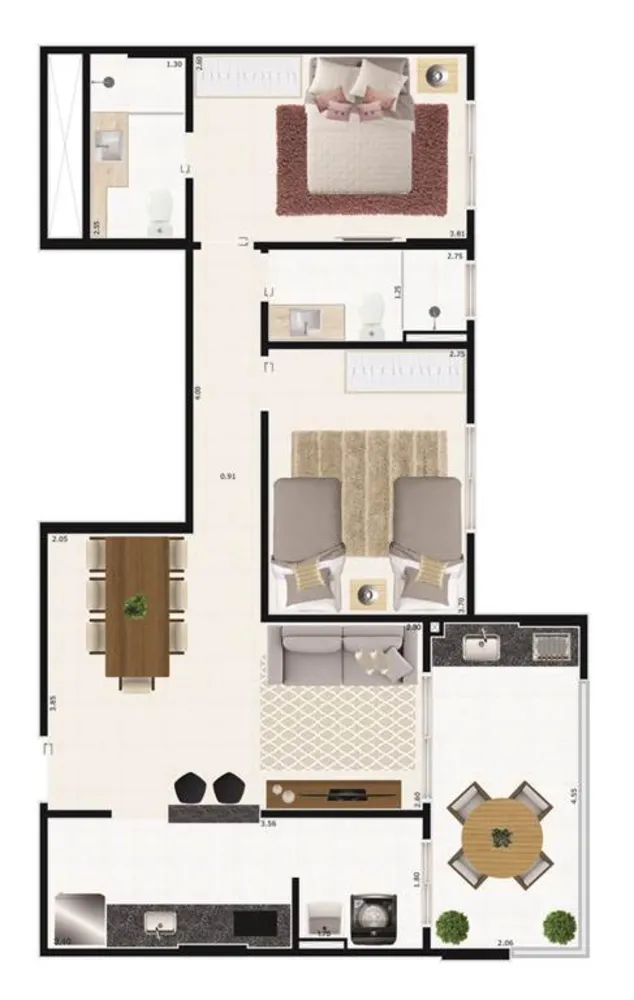 Apartamento, 2 quartos, 77 m² - Foto 13