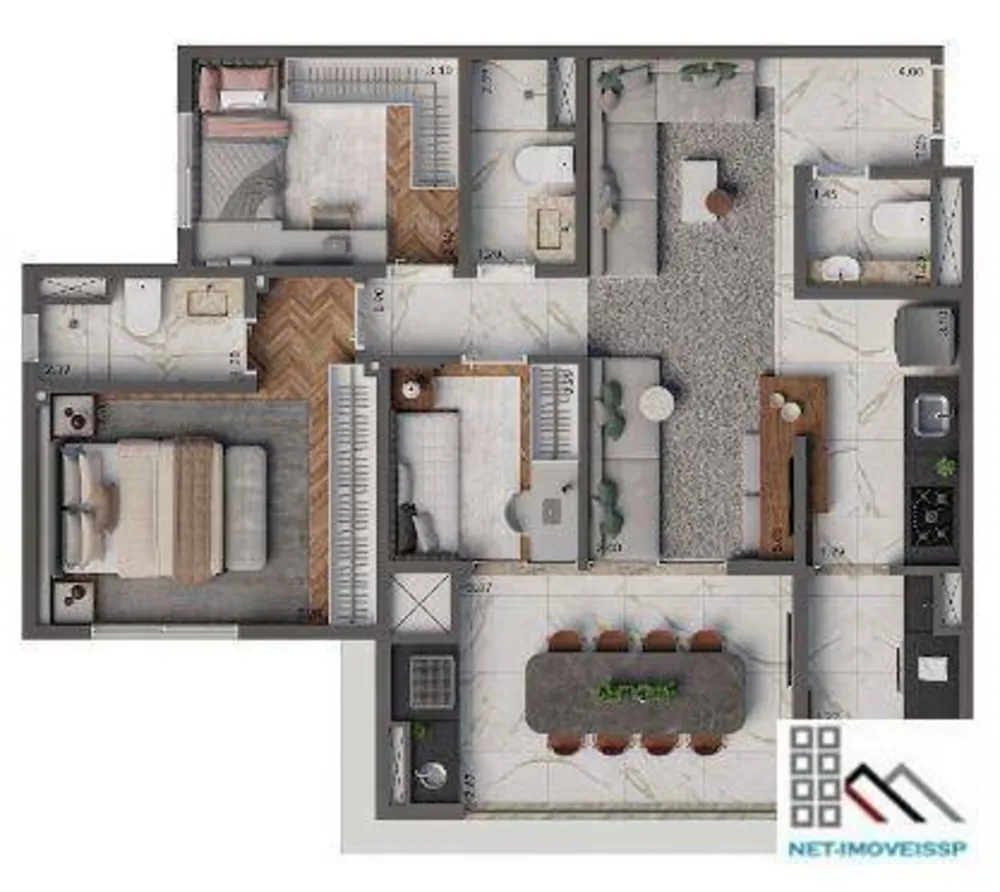 Apartamento, 2 quartos, 83 m² - Foto 7