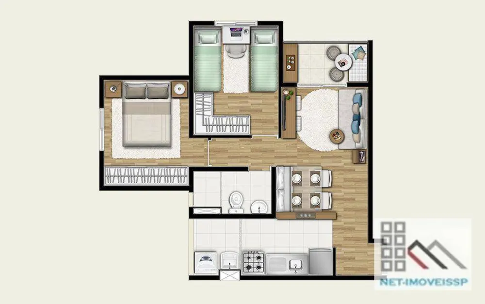 Apartamento, 2 quartos, 45 m² - Foto 16