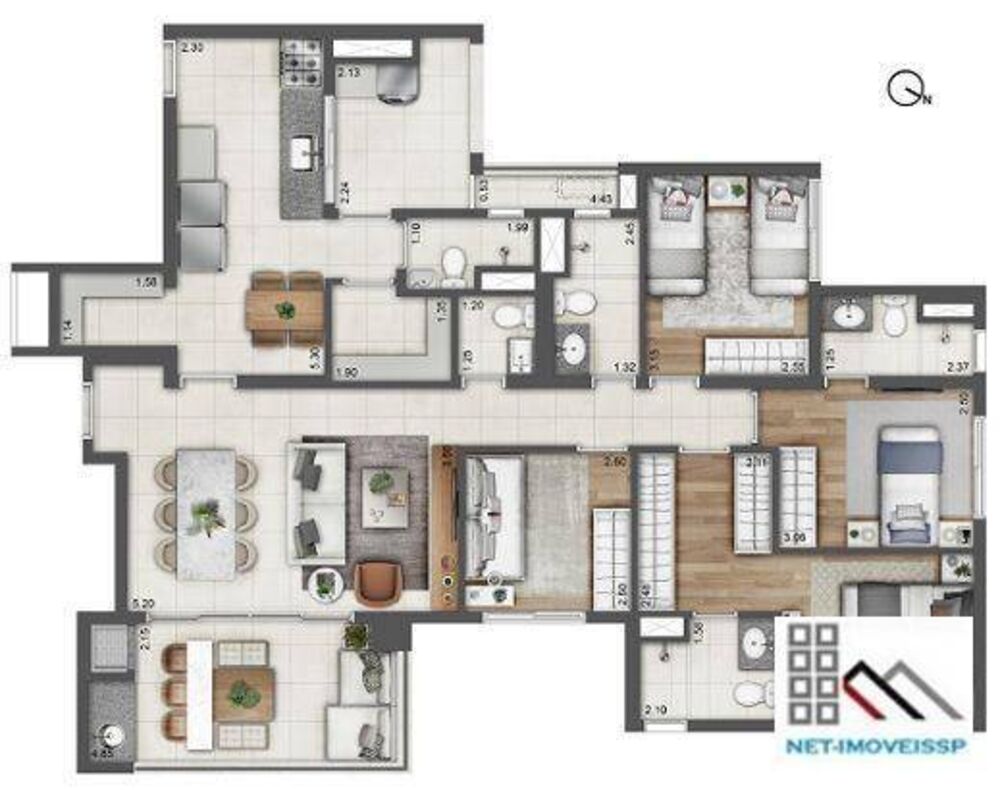 Apartamento à venda com 4 quartos, 129m² - Foto 17