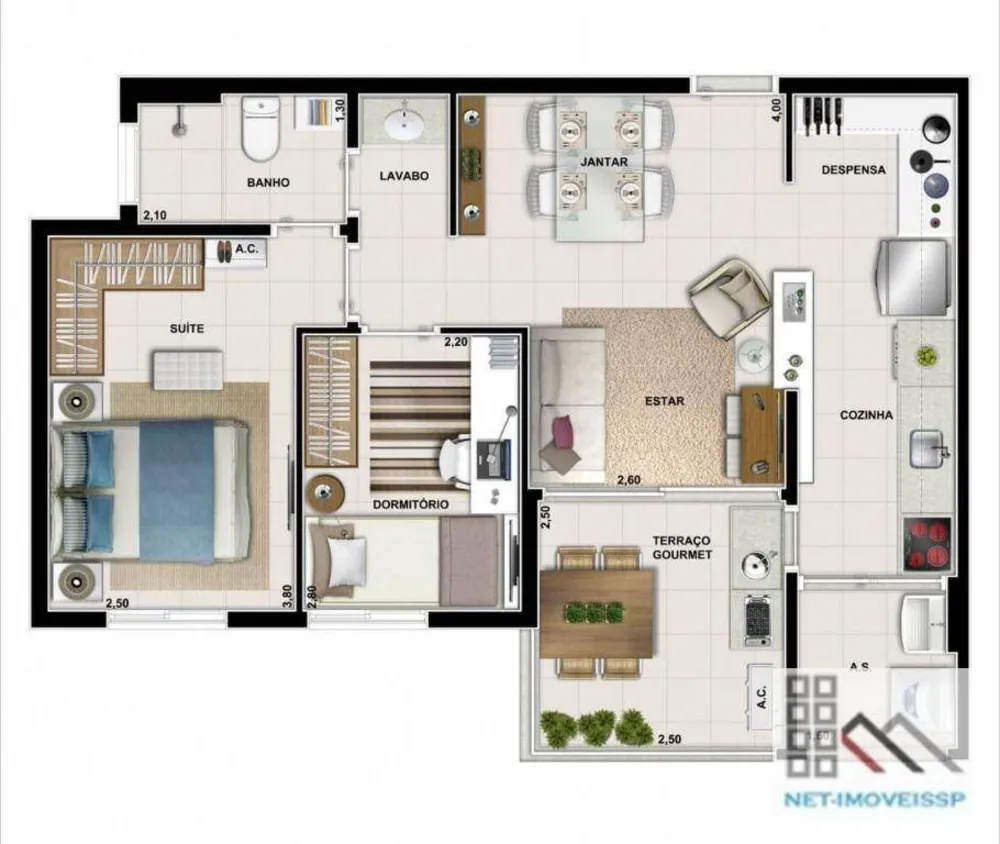Apartamento, 2 quartos, 58 m² - Foto 12
