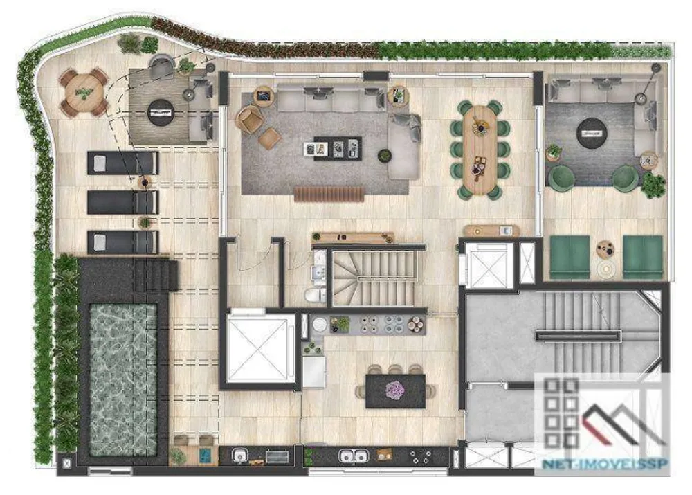 Cobertura, 4 quartos, 398 m² - Foto 7