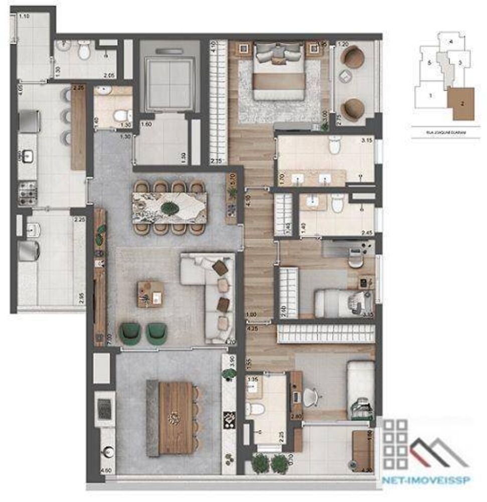 Apartamento, 3 quartos, 157 m² - Foto 10