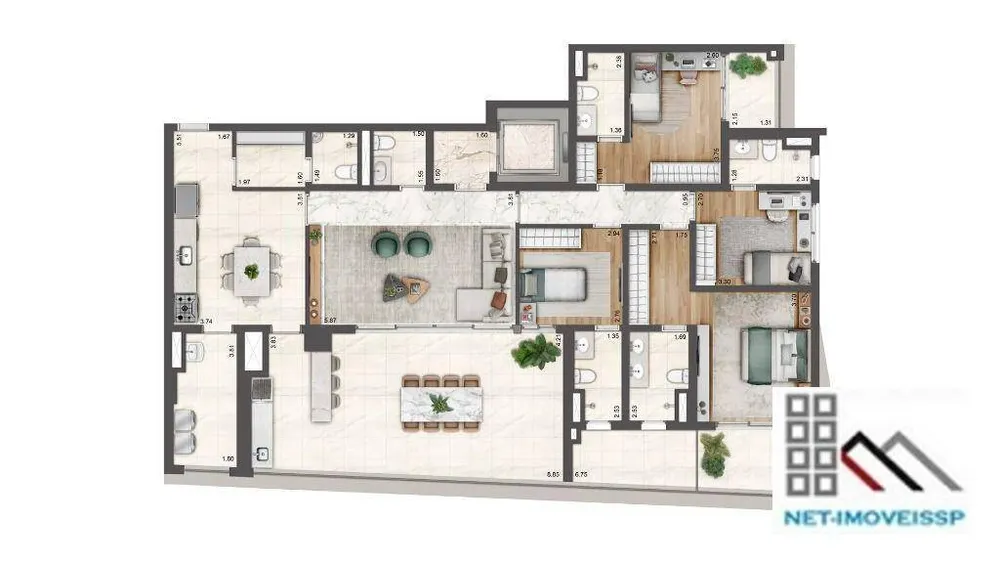 Apartamento, 4 quartos, 199 m² - Foto 14