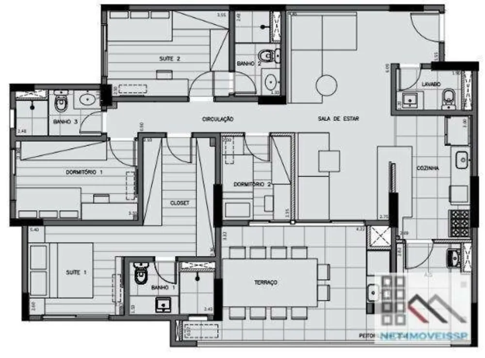 Apartamento, 3 quartos, 123 m² - Foto 16
