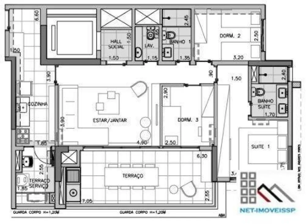 Apartamento, 3 quartos, 115 m² - Foto 5