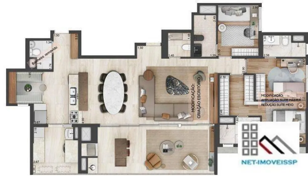 Apartamento, 3 quartos, 147 m² - Foto 16