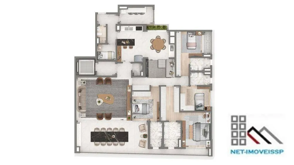 Apartamento, 4 quartos, 251 m² - Foto 13