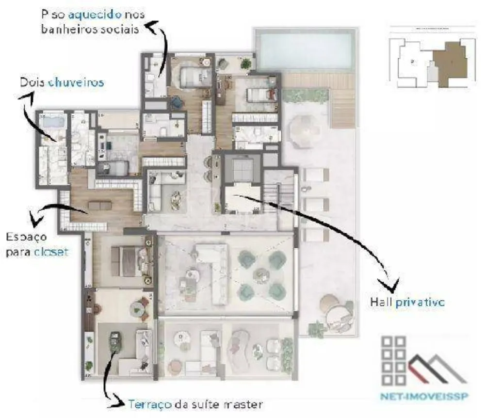 Cobertura, 4 quartos, 483 m² - Foto 16