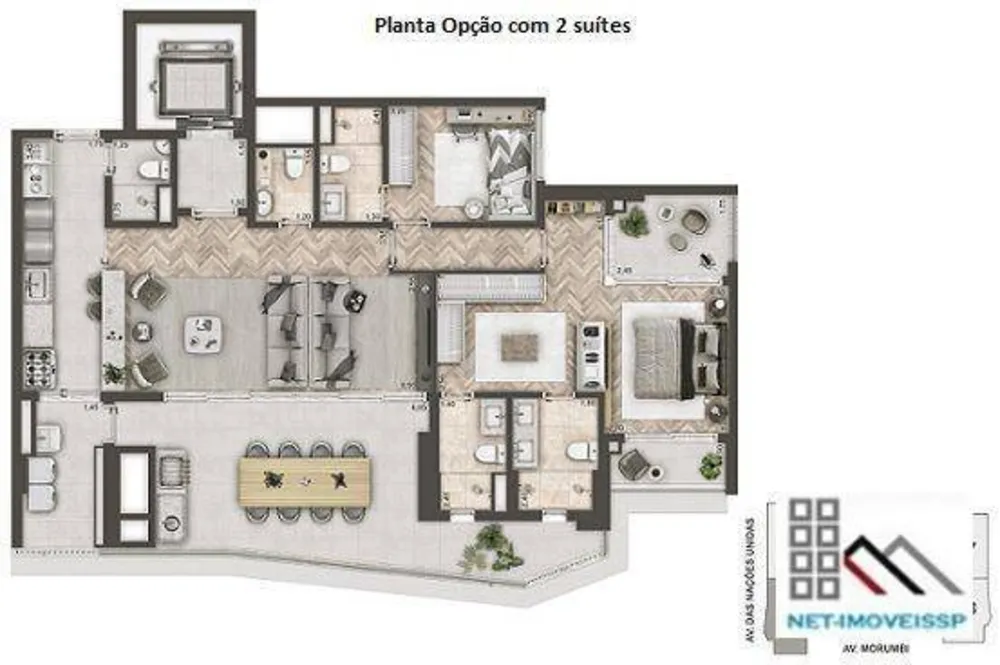 Apartamento, 3 quartos, 141 m² - Foto 12