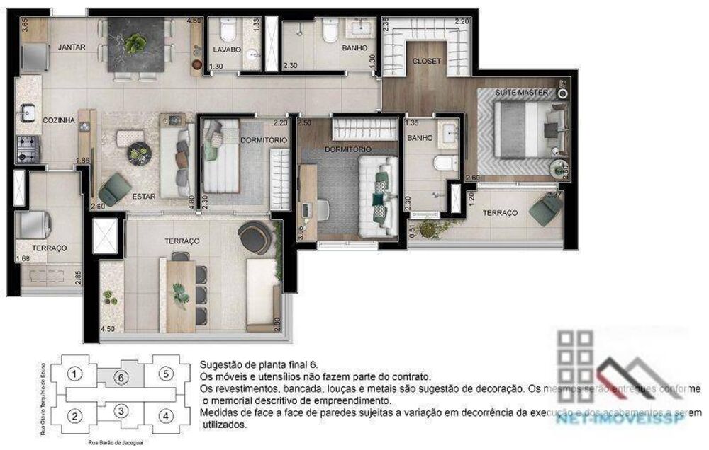 Apartamento à venda com 4 quartos, 125m² - Foto 20